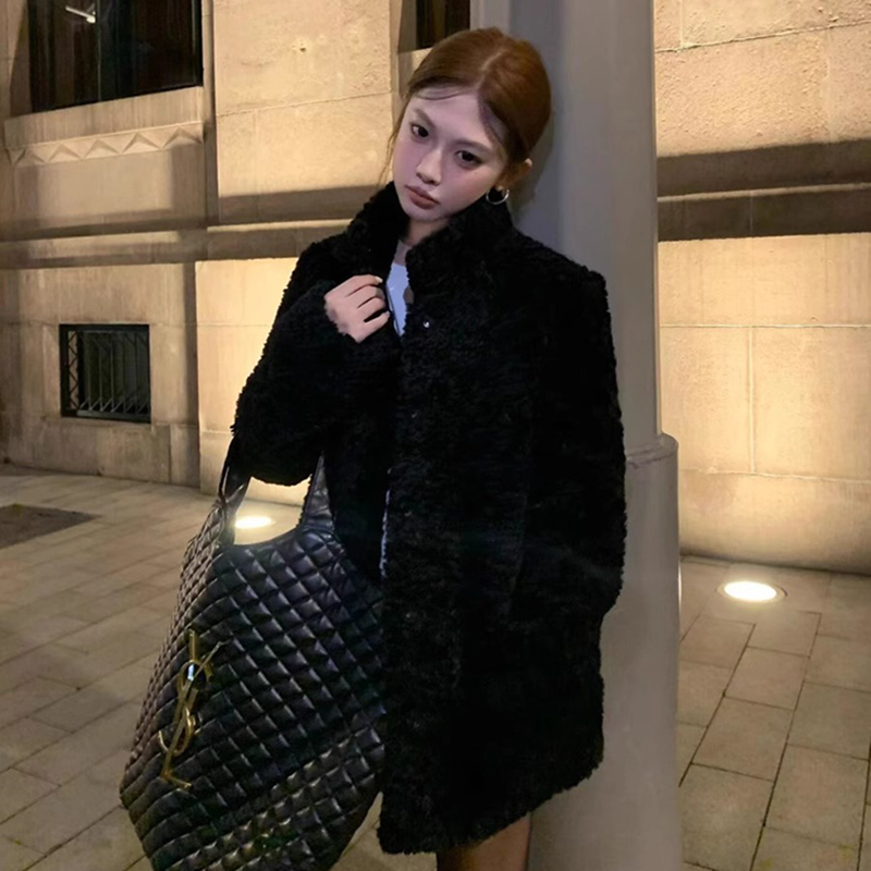 Lamb Wool Jacket Coat Woman Wa - огляд і ціна Wool Coat Peacoat