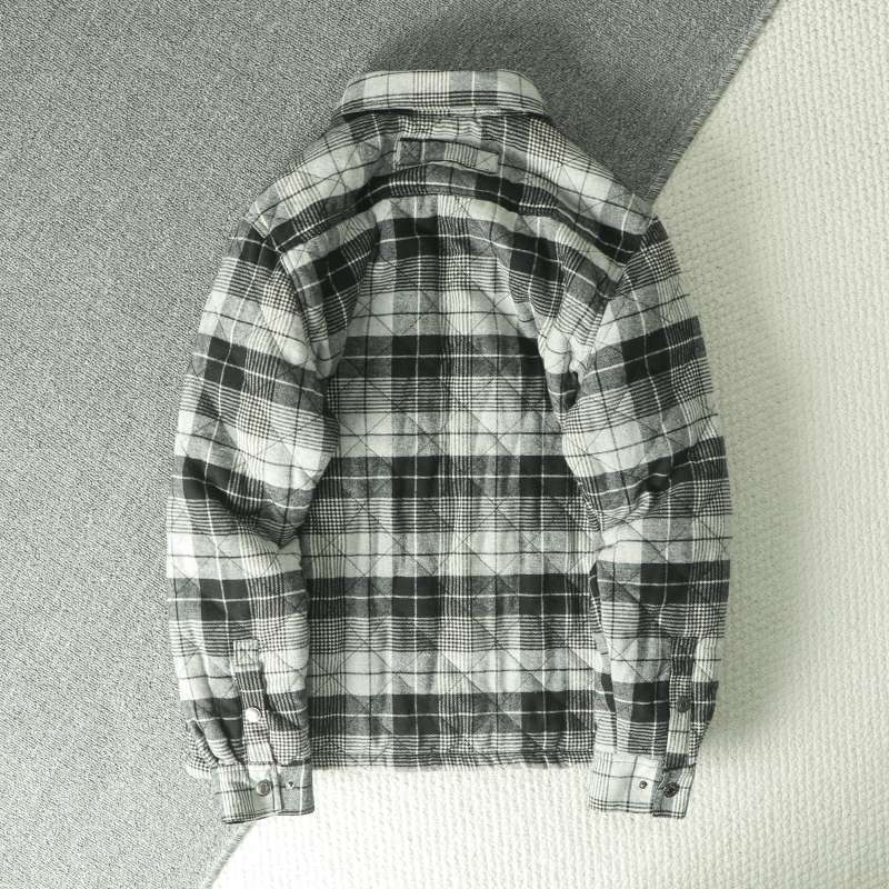 Fall Winter Men's Plaid Flanne - огляд і ціна Flannel Shirt Lined