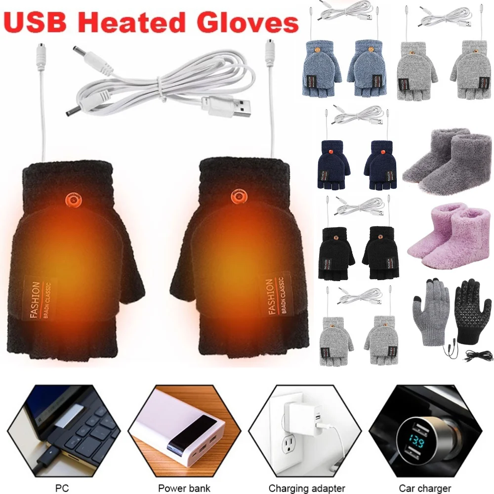 USB Electric Heated Gloves Win - огляд і ціна Touch Screen Gloves