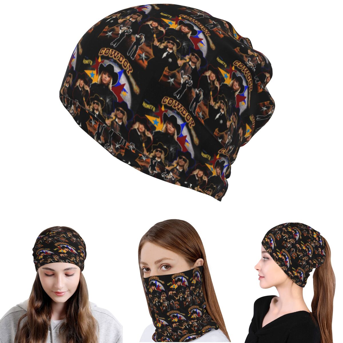 Cowboy Carter Beyonce New Albu - огляд і ціна Knit Beanie Hat Warm