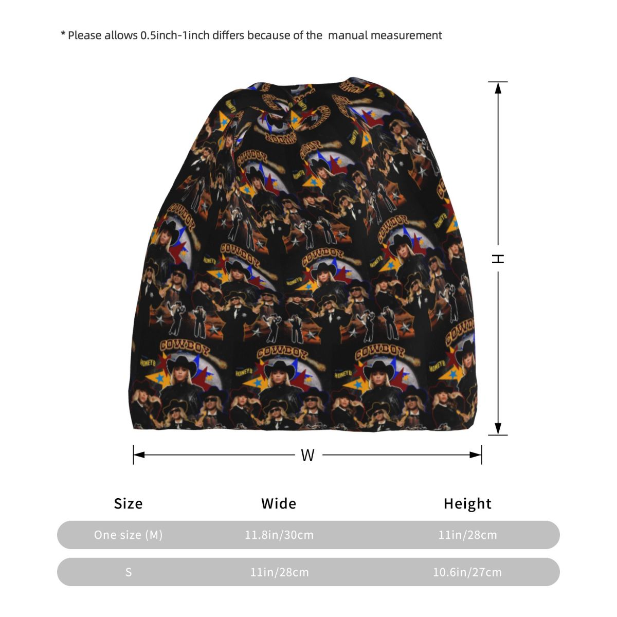 Cowboy Carter Beyonce New Albu - огляд і ціна Knit Beanie Hat Warm