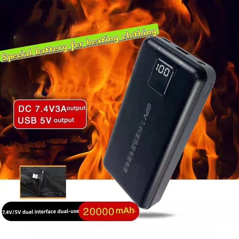 New Large Capacity 7.4V/3A/160 - огляд і ціна Heated Vest Battery