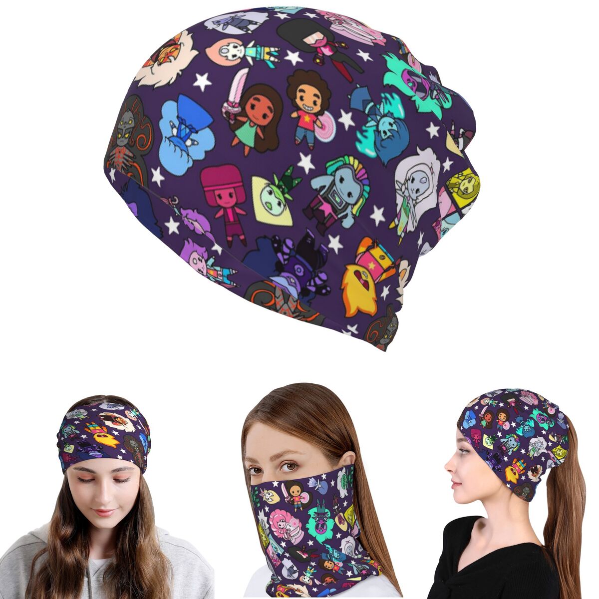 Crystal Gems Steven Universe B - огляд і ціна Knit Beanie Hat Warm