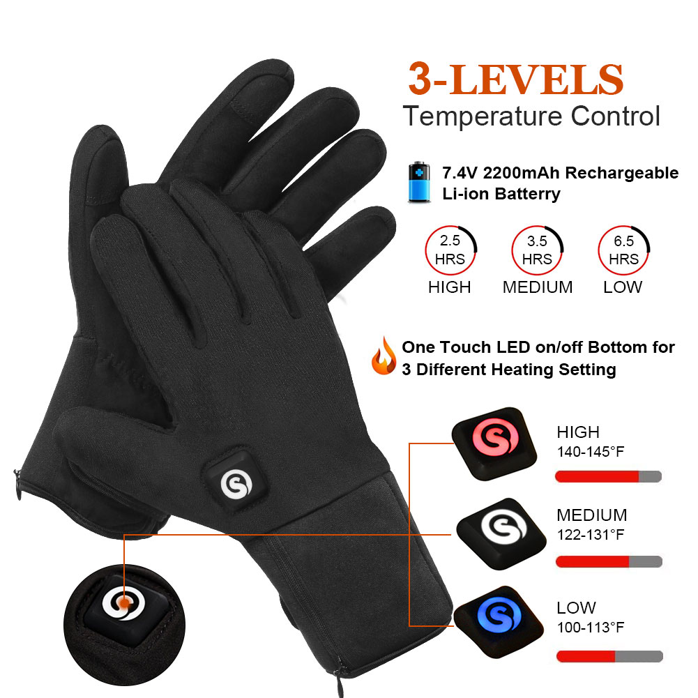 Winter Electric Heated Gloves  - огляд і ціна Touch Screen Gloves