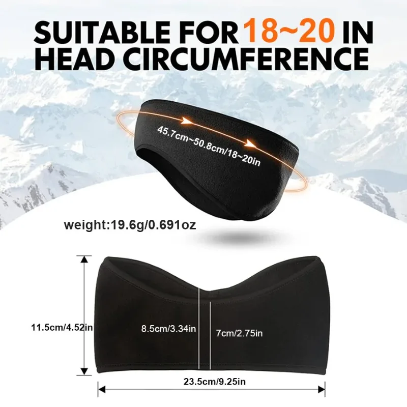 1Pcs Stylish Winter Headband E - огляд і ціна Winter Headband Fleece