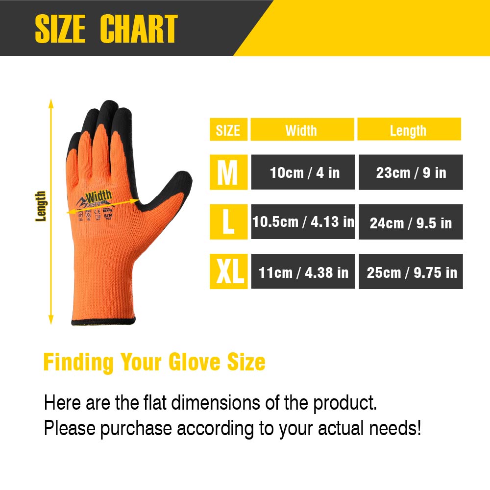 1 Pair Thermal Insulated Work  - огляд і ціна Snow Glove Insulated