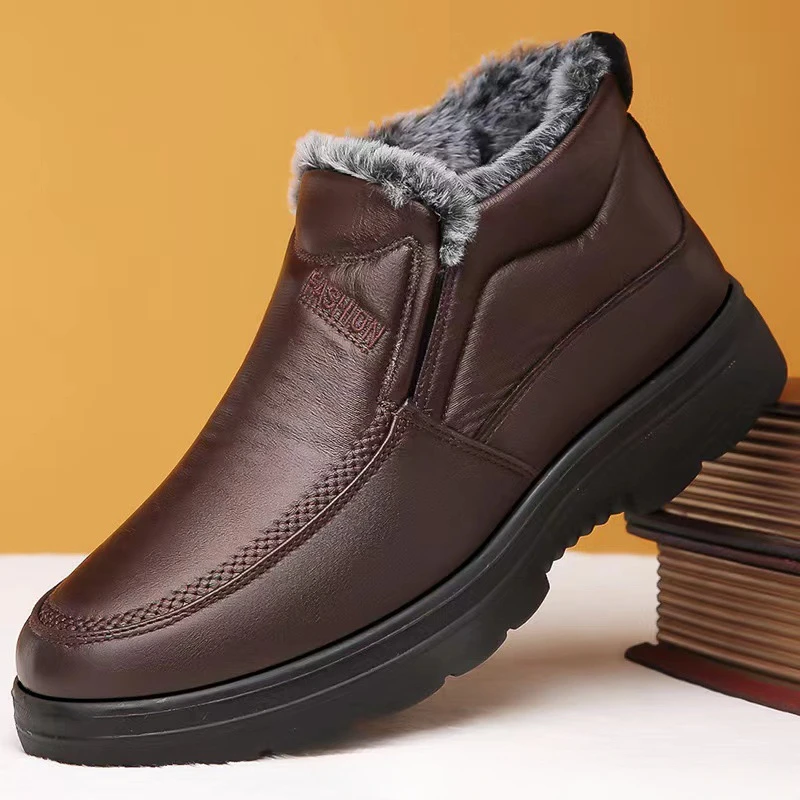 Winter Men's Ankle Boots Plush - огляд і ціна Waterproof Winter Boot