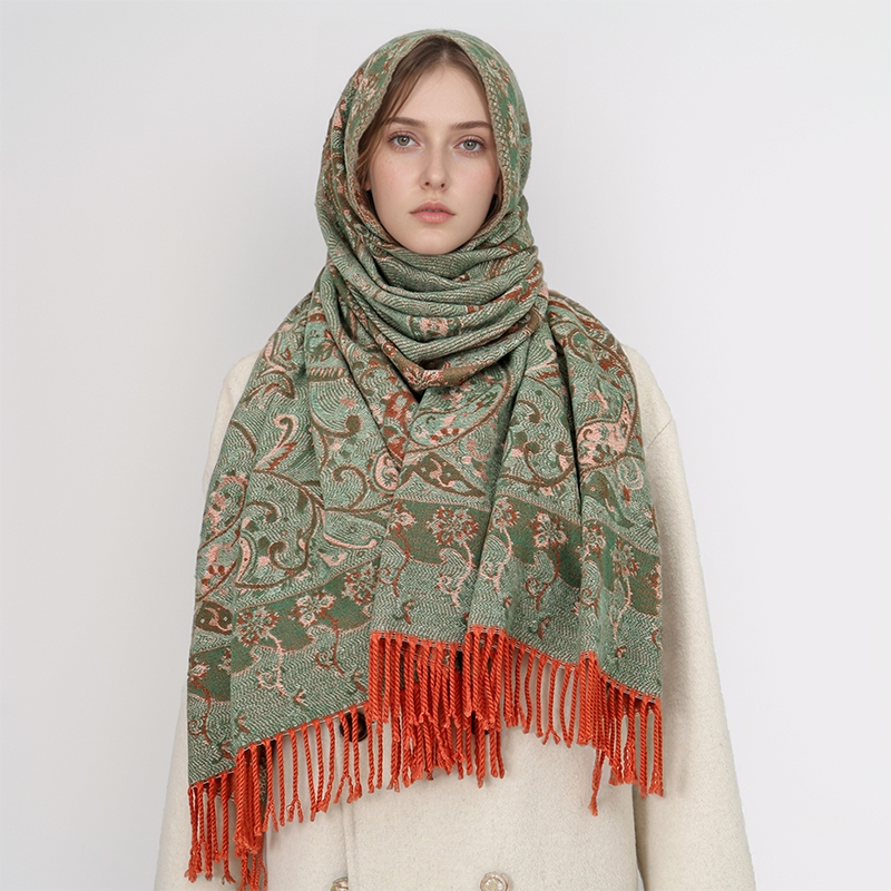 2024 Fashion Ethnic Style Wome - огляд і ціна Cashmere Pashmina Wrap