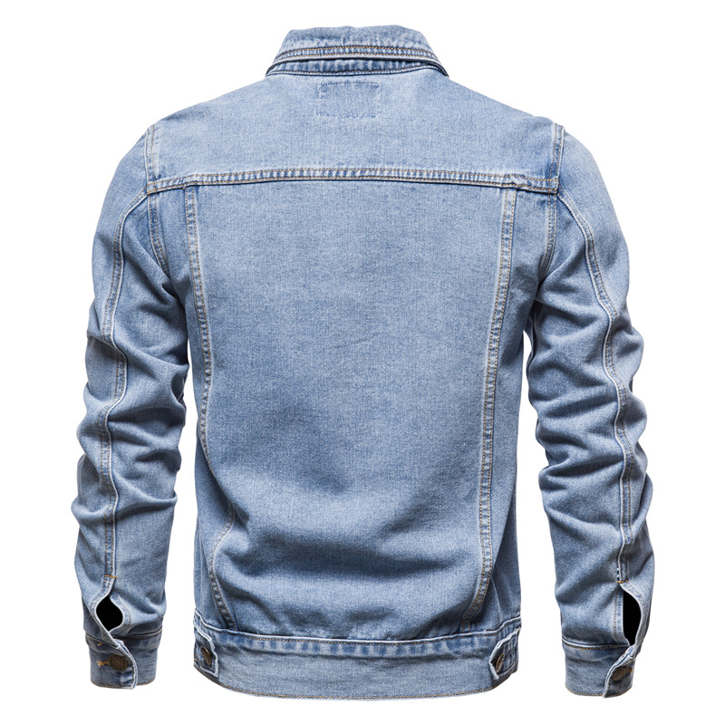 2025 Autumn Men Solid Denim Ja - огляд і ціна Down Jacket Packable