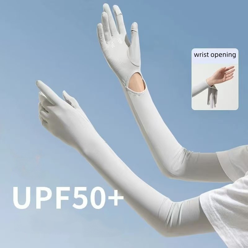 UPF50+ Ice Silk Sun Protection - огляд і ціна Touch Screen Gloves