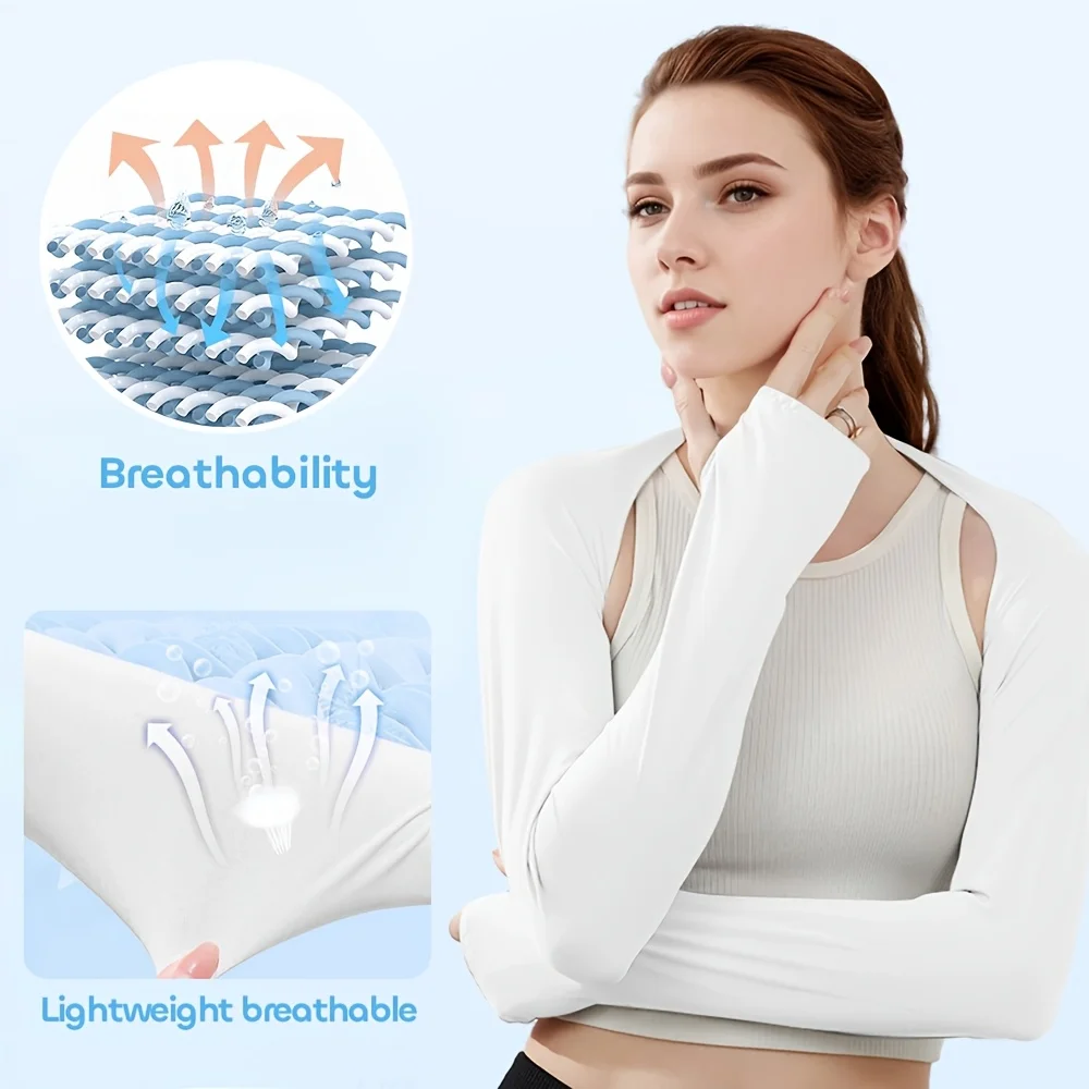 1pc Ice Silk UV Protection Arm - огляд і ціна Shawl Wrap Winter
