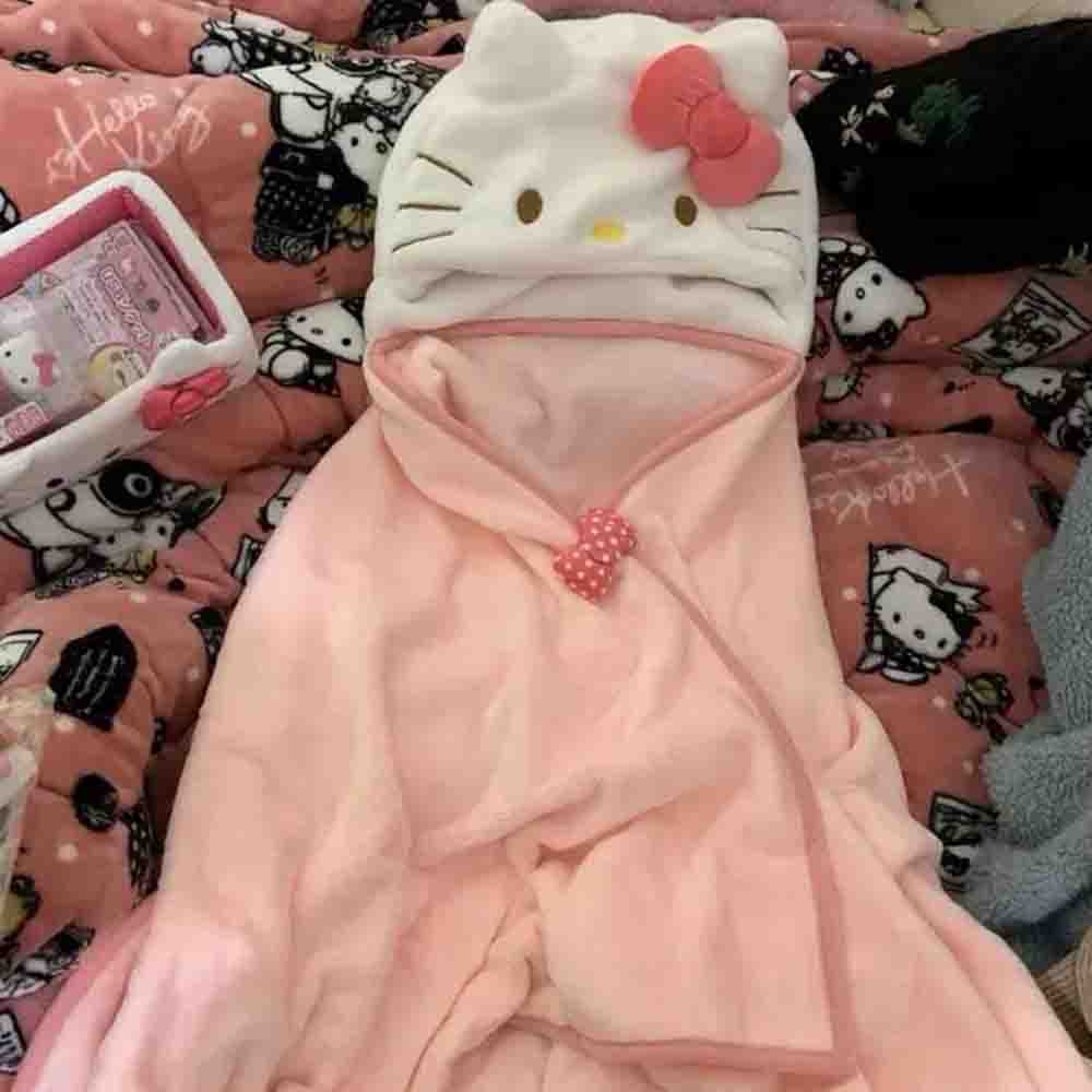 Cute Hellokitty Cloak Shawl Ai - огляд і ціна Shawl Wrap Winter