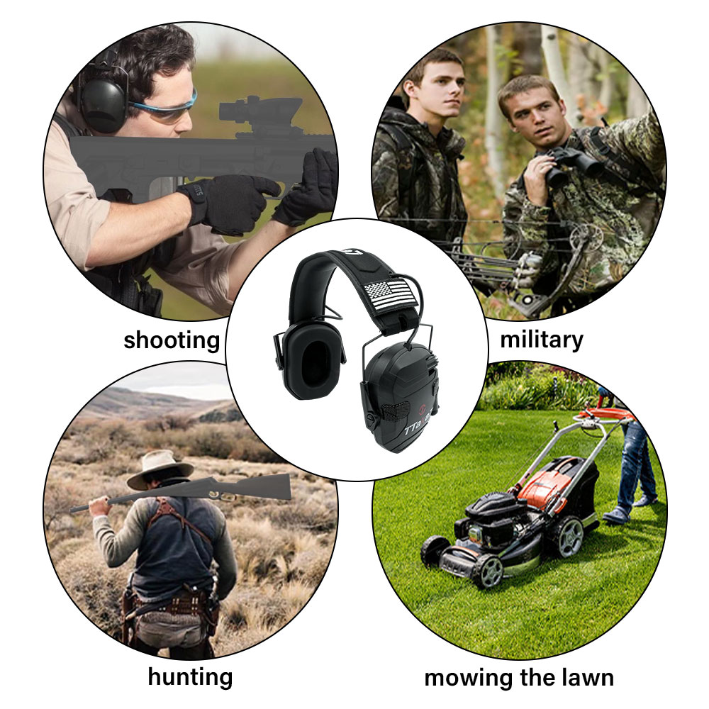W1/W3 Electronic Shooting Earm - огляд і ціна Earmuffs Foldable