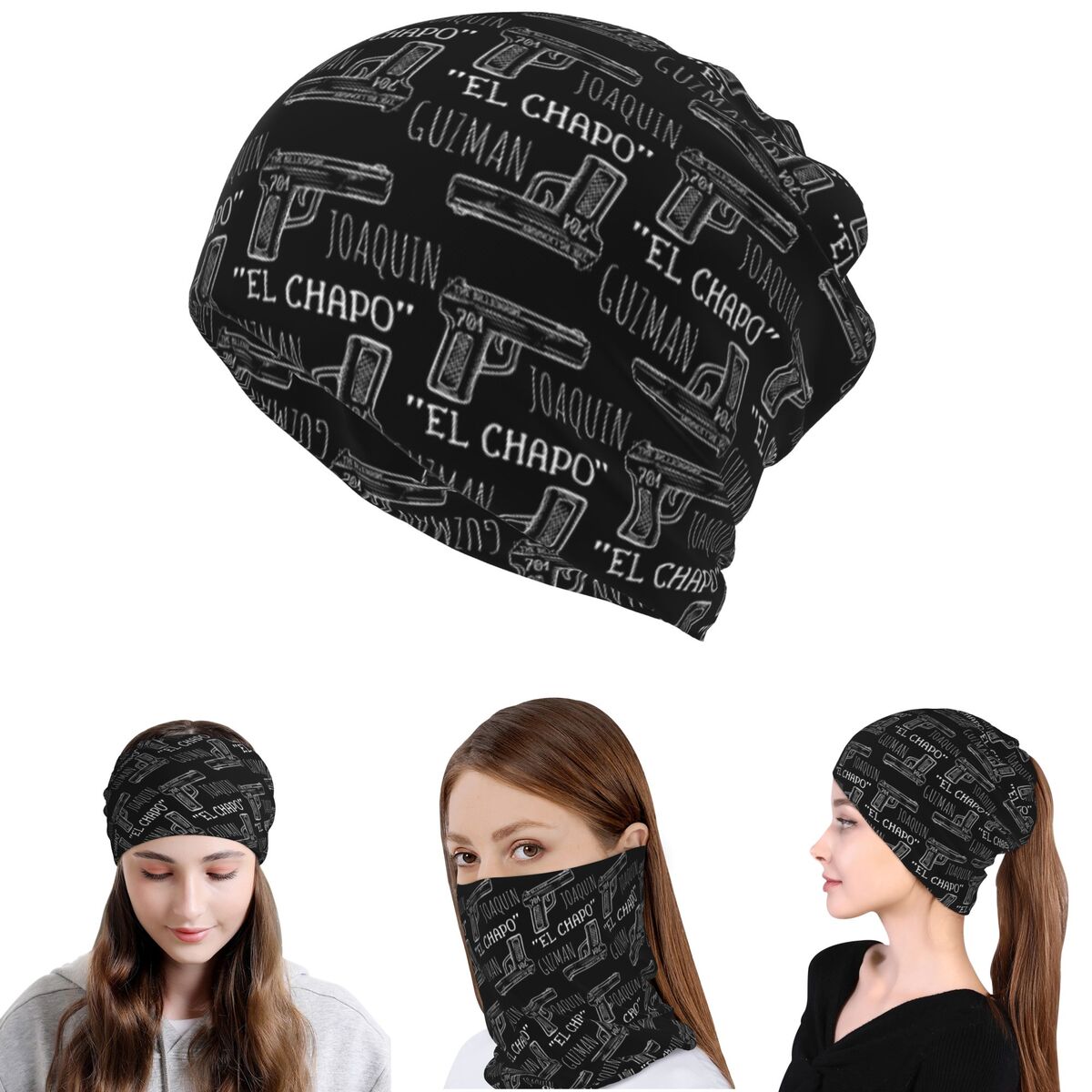 Joaquin El Chapo Guzman Narcos - огляд і ціна Knit Beanie Hat Warm